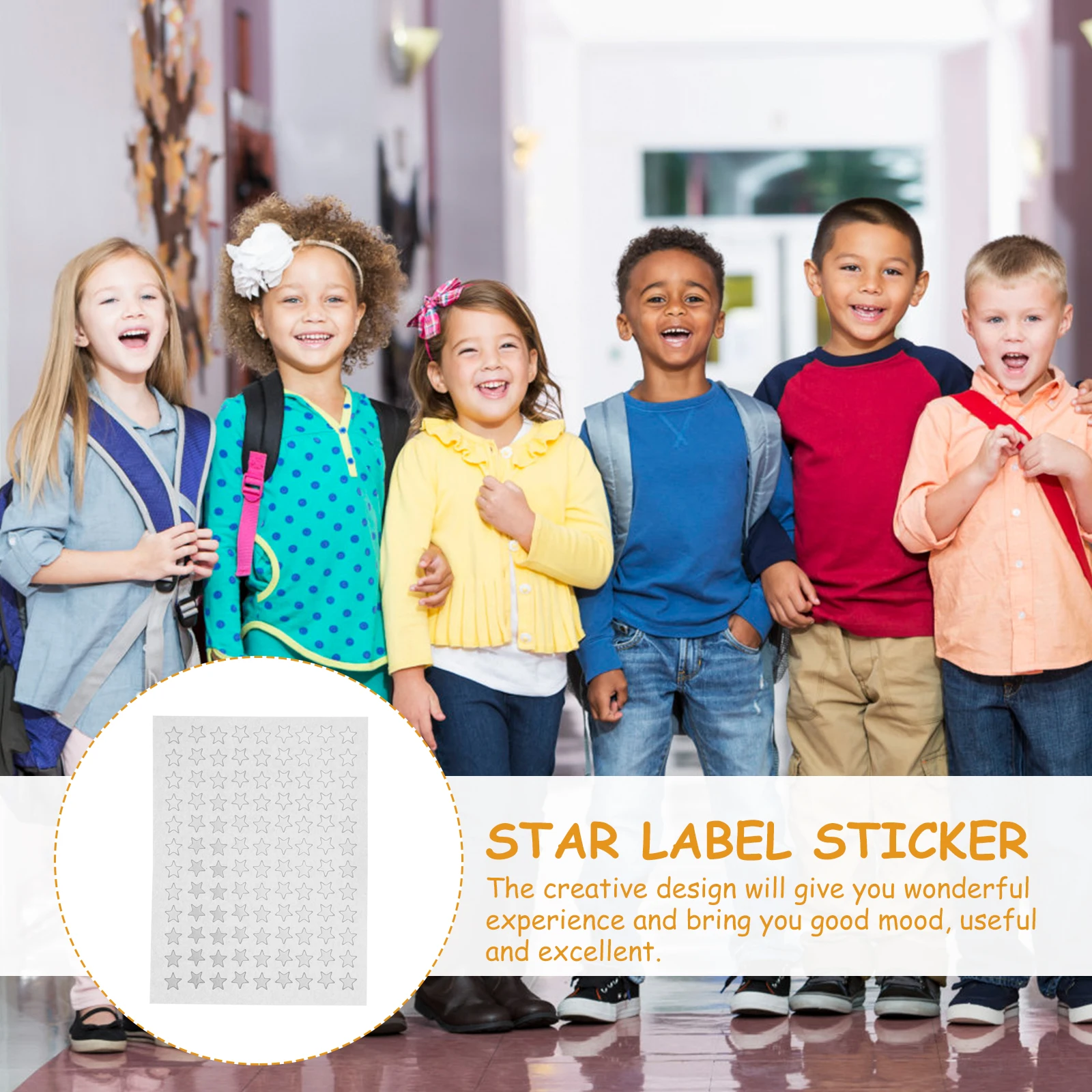 

10 листов серебряные звезды, наклейки с наградой, студенческие мотивационные наклейки для студентов, классные принадлежности, наклейки для учителей