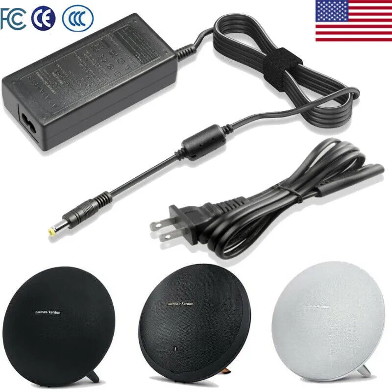 

Charger AC Adapter for Harman Kardon Onyx Studio 1 2 3 4 5 6st Bluetooth Speaker