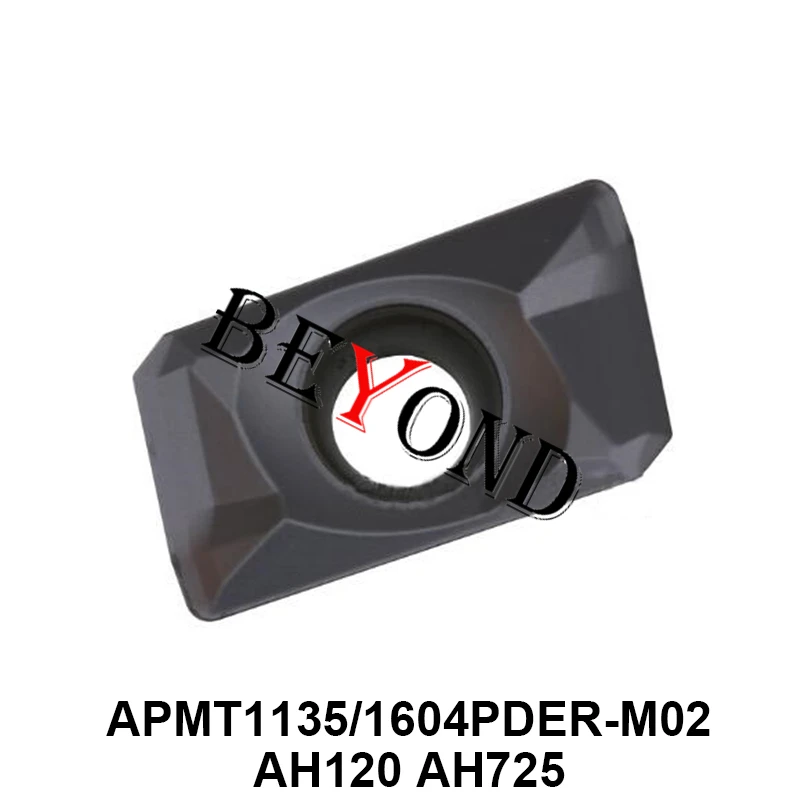 APMT1135PDER-M02 AHC120-M02 AH725 AH120 APMT1604PDER-H02 GH330 100% fresa originale inserti in metallo duro CNC APMT 1135 1604