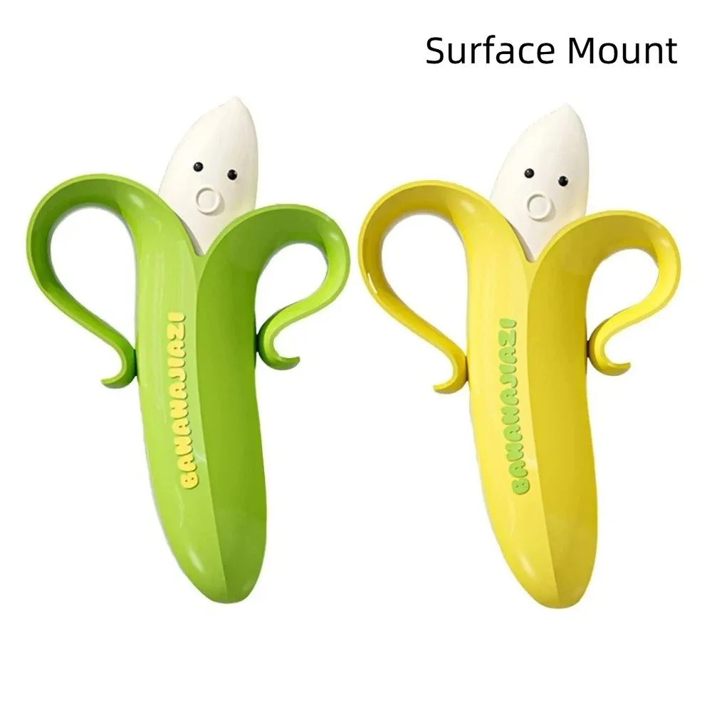 

Набор из 2 шт. 2-в-1: Зажим для уборки волос и мусора, двухсторонний пластиковый зажим-банан, мультяшный, с отверстием для слива, для уборки мусора