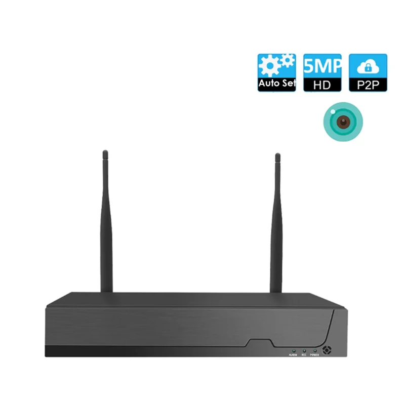 Rejestrator bezprzewodowy NVR CLCU Icsee 8-kanałowy H.265 HD 5MP 4K do kamer ICSEE z obsługą ONVIF, wtyczka US