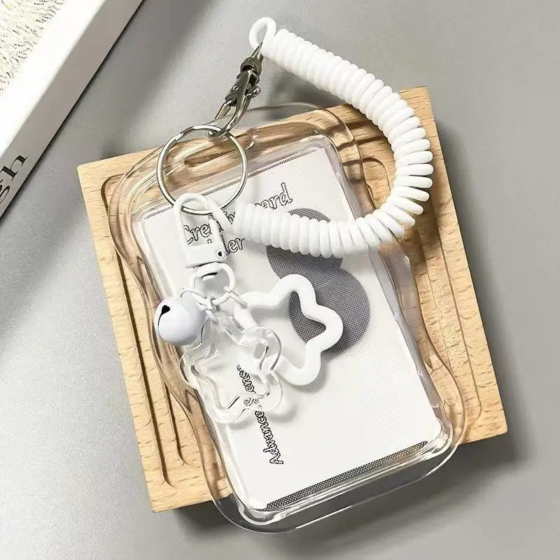 Bus Simple Transparent ins Card Cover Student Campus Meal Card Subway ID Card Star Chasing Protection Cover