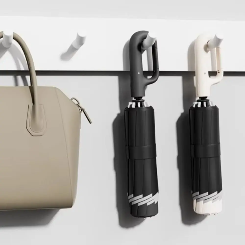 

32-костяной автоматический зонт от дождя с кольцевой пряжкой, защита от ультрафиолета, обратный складной зонт, портативный винтажный женский зонт