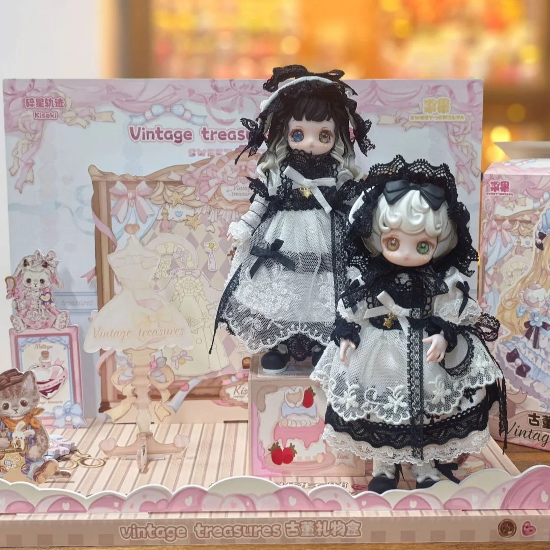

Kiseki Vintage Treasures Mjd 1/12 Scale Movable Doll Blind Box Kawaii Trendy Collectible Bjd Model Toy For Decoration