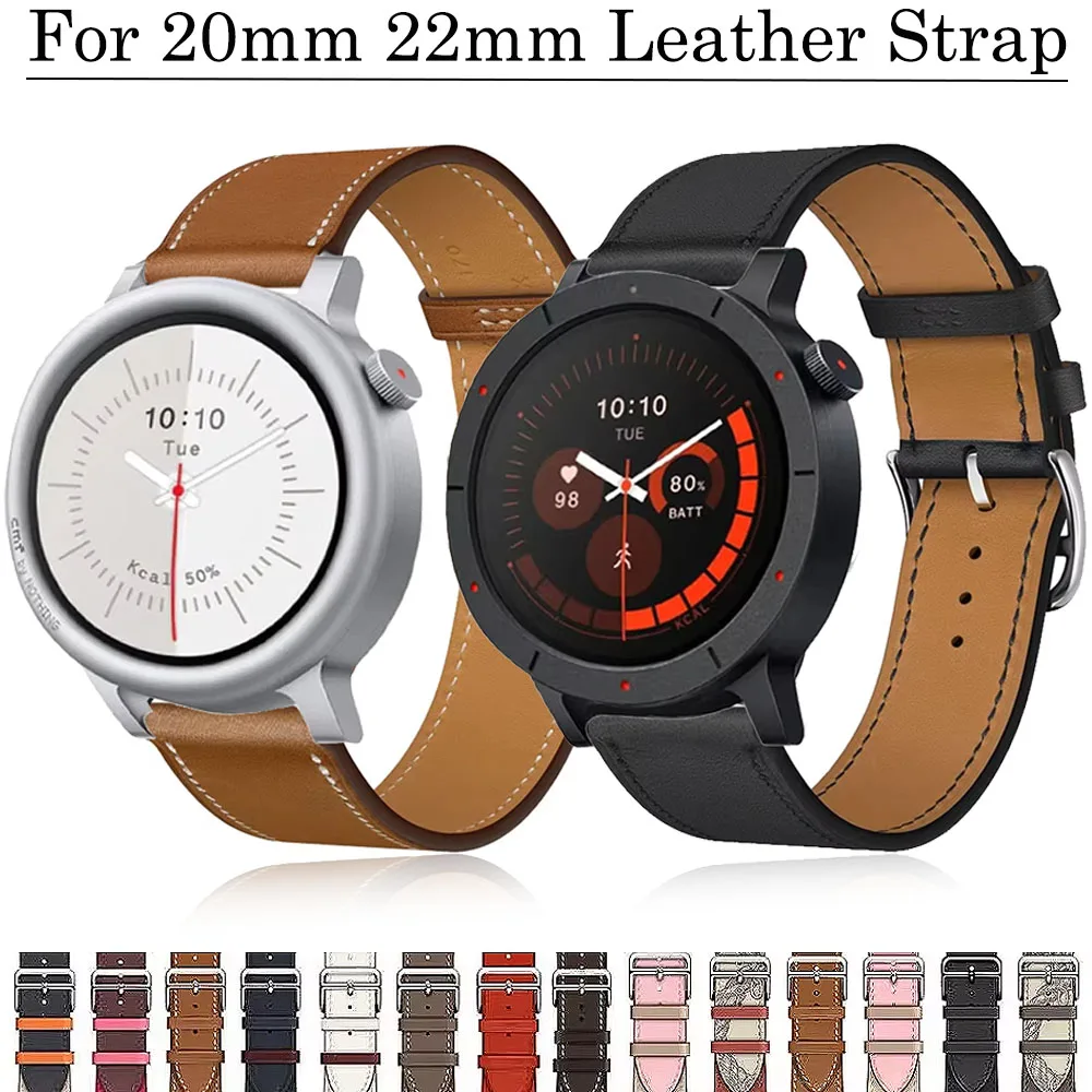 20Mm 22Mm Leather S… - image