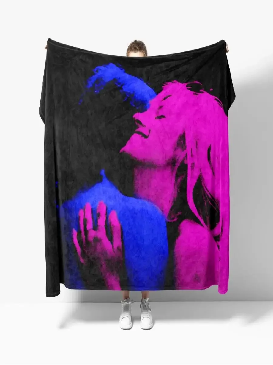 بطانية رمي مريحة من الفلانيل مع فتاة تلفزيون وبطانية ناعمة للأطفال لتزيين الأريكة مع موضوع Bear Pal #2