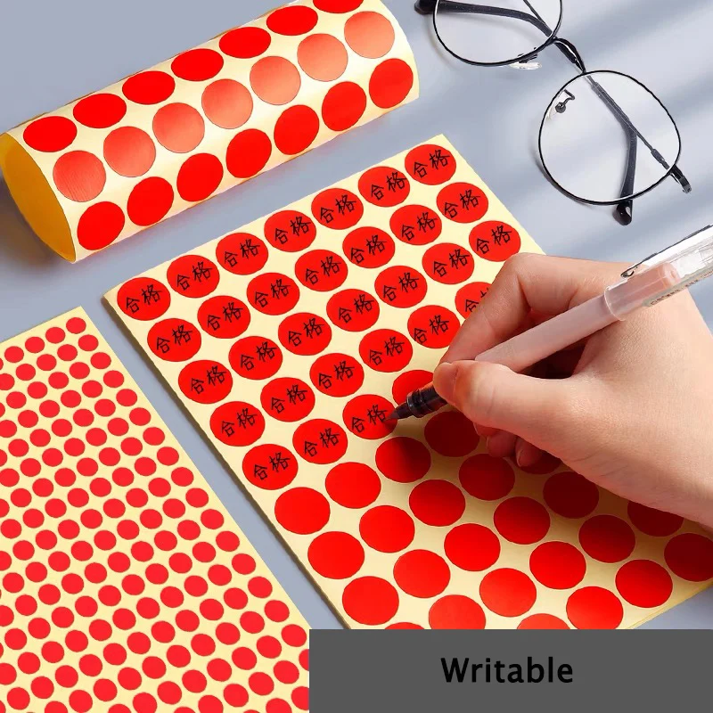 13mm Round Coding Dot Adhesive Labels Self Adhesive Stickers Office School Supplies Small Circle Dot Price Stickers 1980pcs