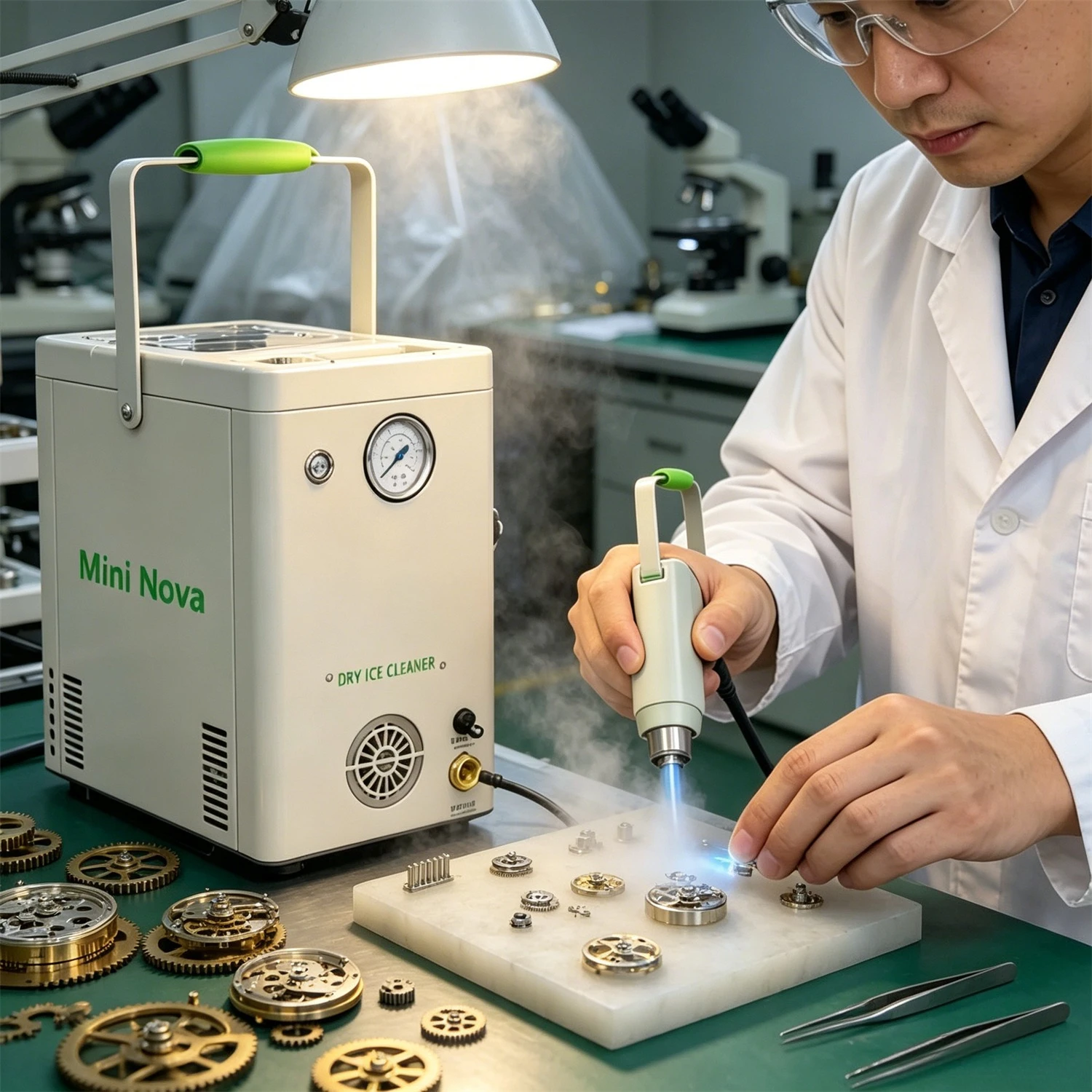 Customized Mini Portable Dry Ice Cleaning Machine for Cleaning Car Interiors and Engines Factory Price