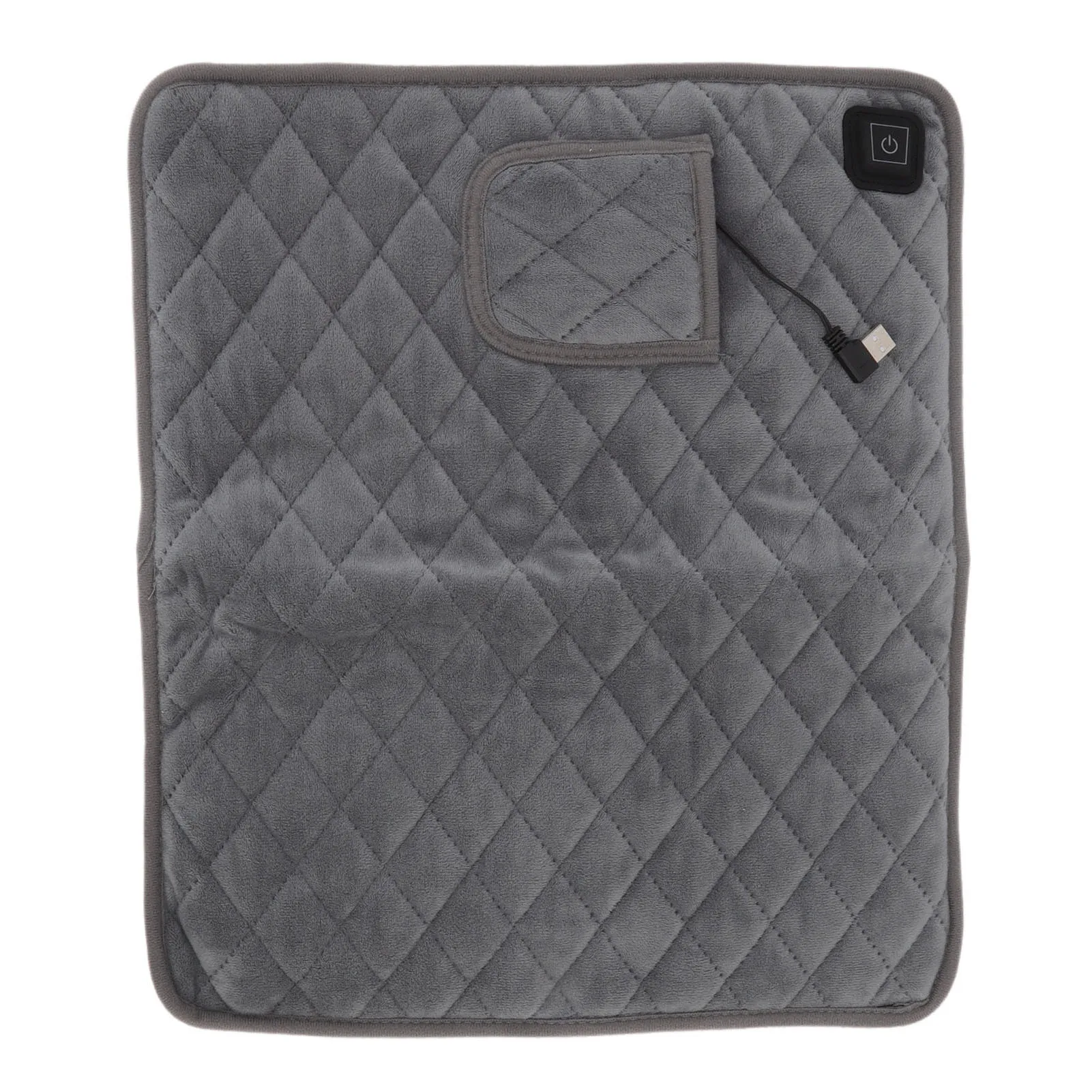 

Электрическая грелка, 3-ступенчатая регулируемая температура, складное моющееся мягкое ПЭТ-хлопок, USB-согрелка для рук, одеяло с подогревом