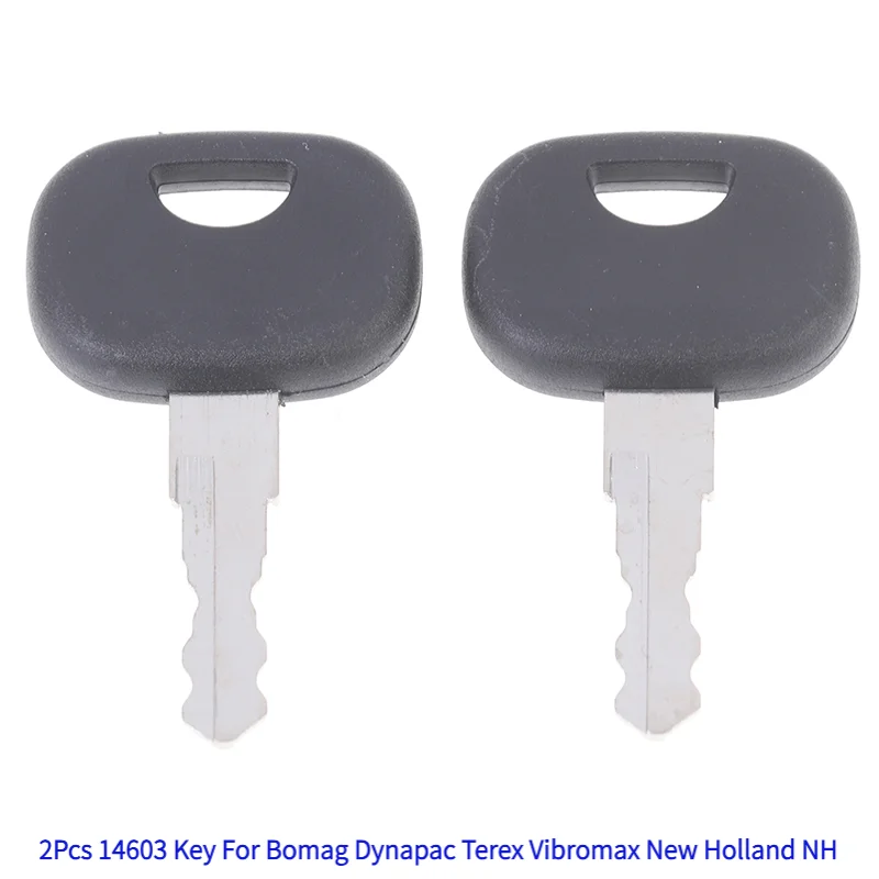 2Pcs 14603 Key For Bomag Dynapac Terex Vibromax New Holland NH.