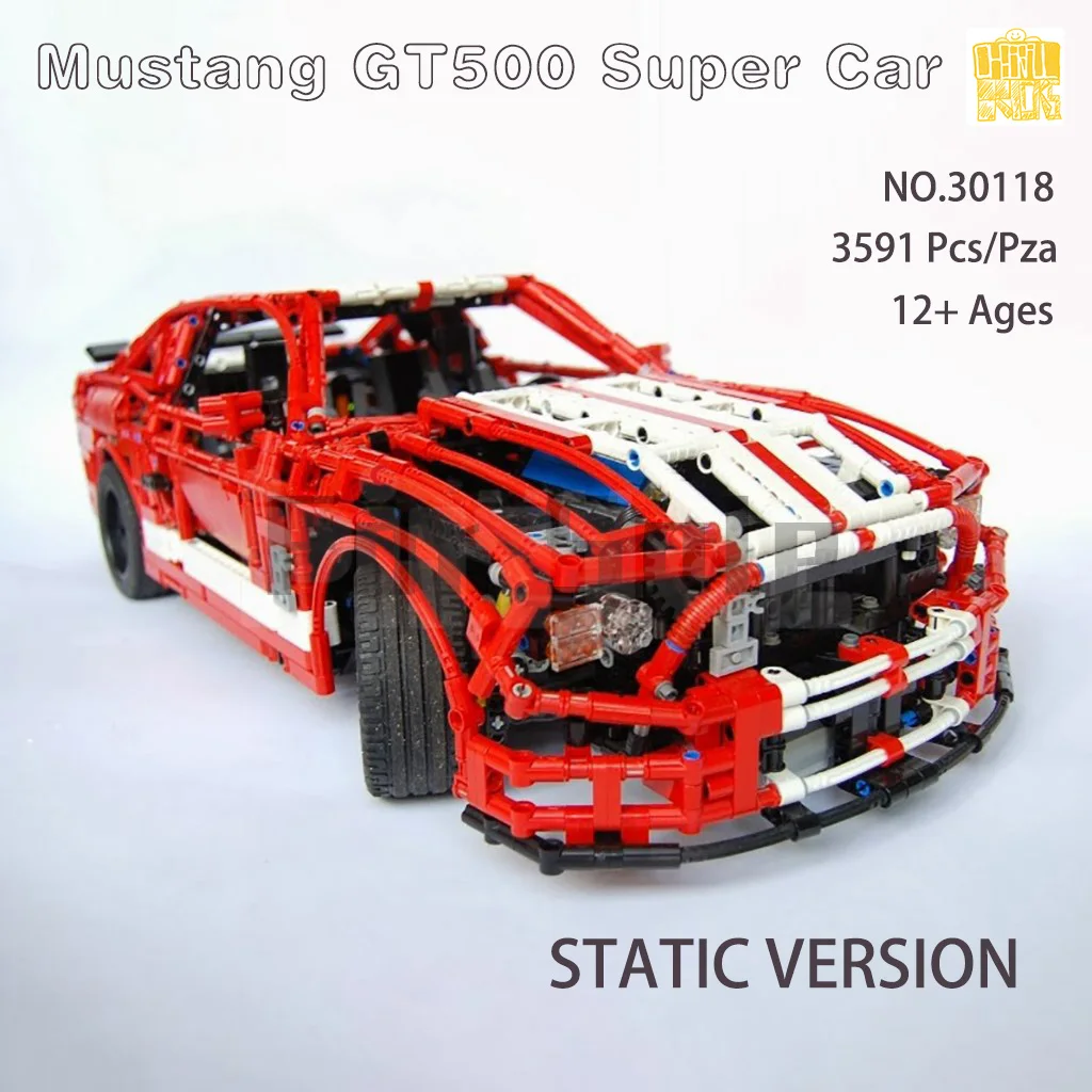 Moc 30118 Super CAR Model With PDF Drawings Building Blocks Bricks Kids DIY Toys Birthday Christmas Gifts