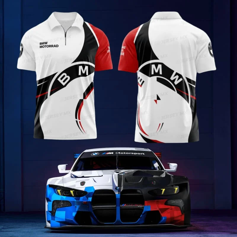 

BMW MOTORRAD Quick-Drying POLO Shirt Comfortable Casual Off-Road High Quality Top BMW Classic Sports Premium Polo T-Shirt