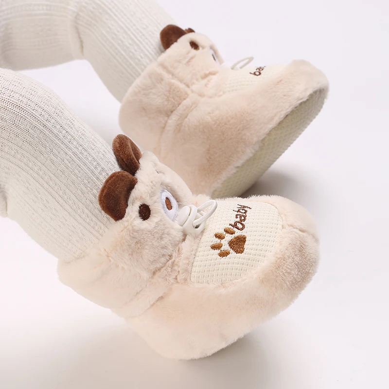 0-1 Year Old Baby Shoes Winter Boys and Girls Warm Cotton Shoes Soft Sole Comfortable Anti slip Walking Shoes