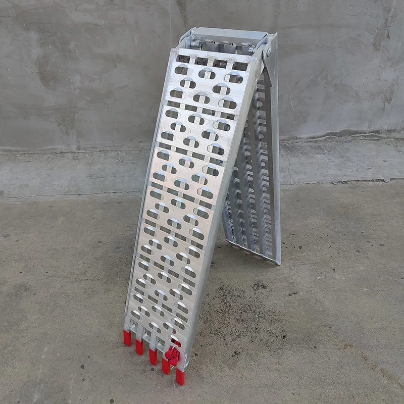 Aluminum ramp foldable aluminum alloy ladder rack ramp motorcycle van
