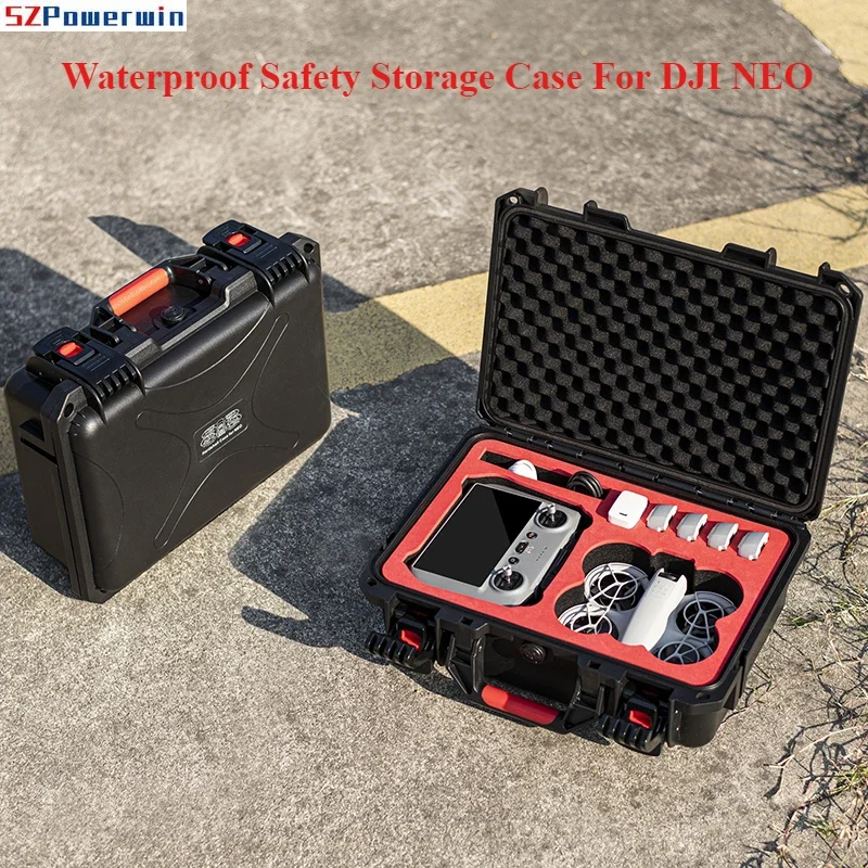 For DJI NEO RC 2/RC-N3 Remote Control Waterproof Storage Case Explosion-Proof Shock-Absorbing Box for DJI Neo Drone Accessories