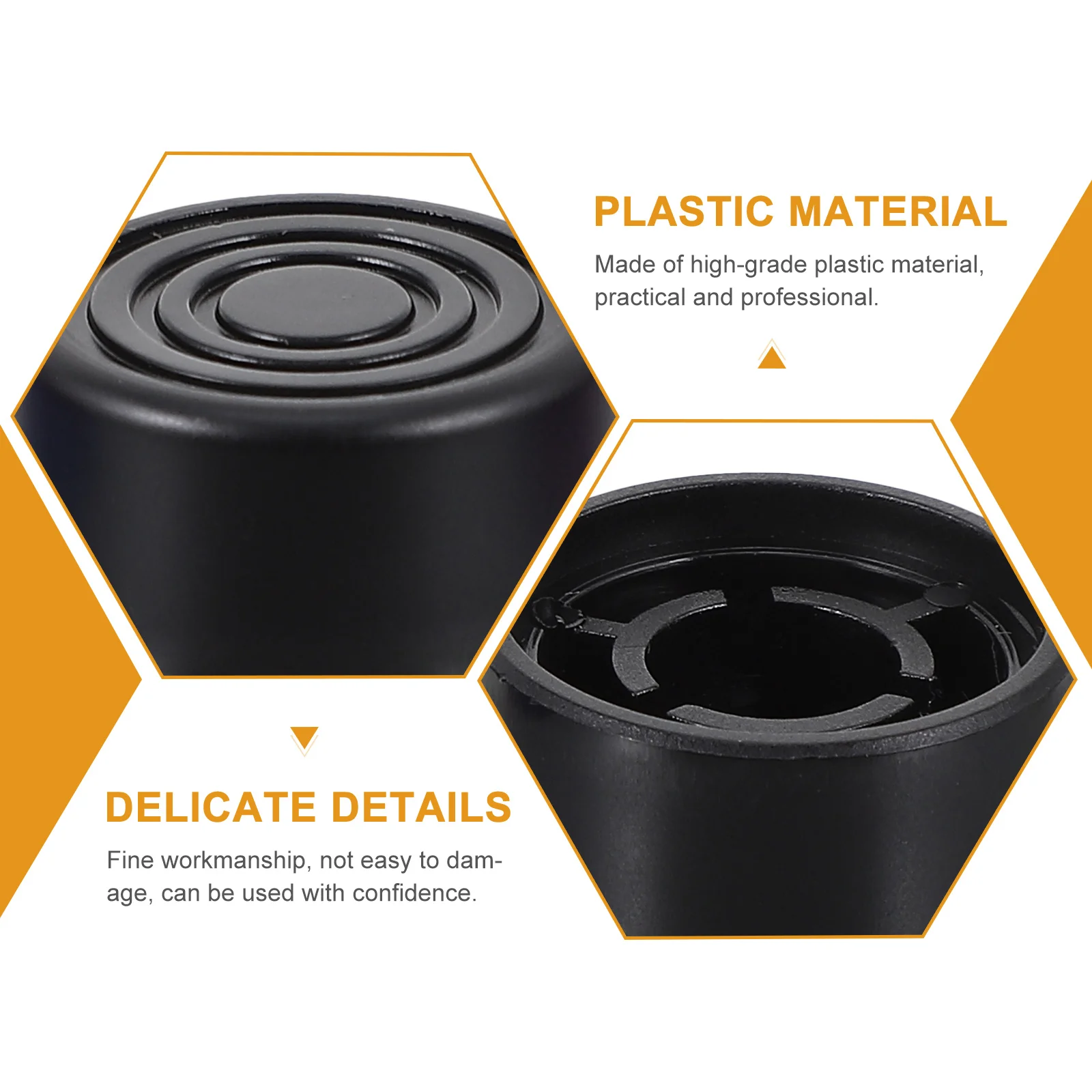 

6Pcs Guitar Effect Foot Nail Caps Premium Plastic Material for Beginners and Pros Guitar Pedal Caps Effect Footswitch Toppers