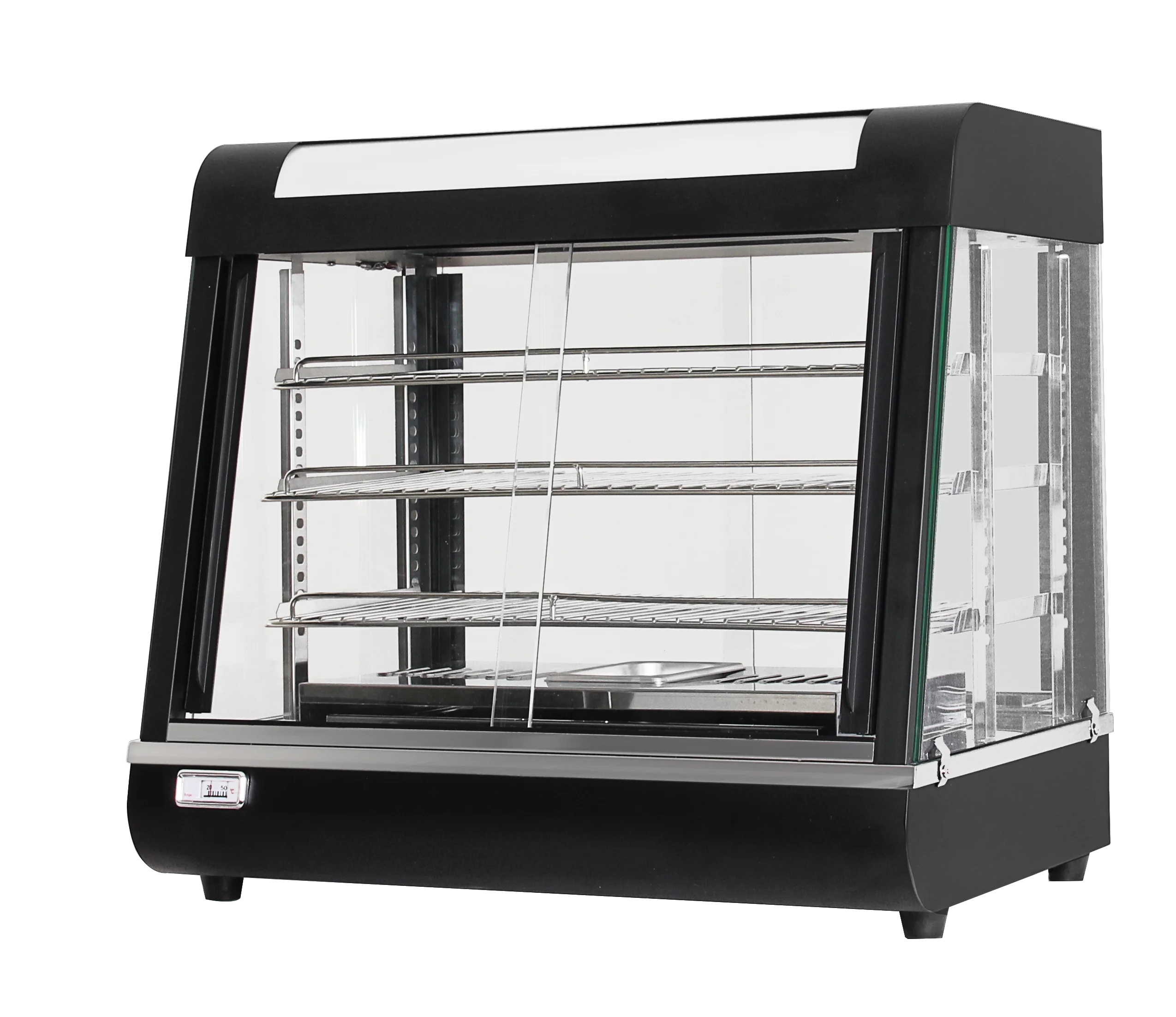 

Commercial Food Display Warmer Cabinet 1.8KW 220V-240V Stainless Steel Automatic Temp Control Energy Saving Auto Shut-Offpromote