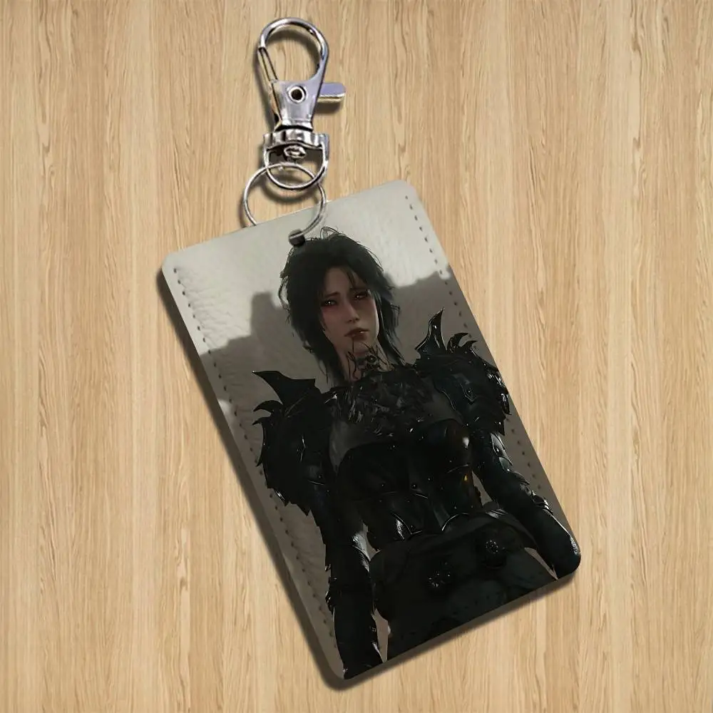 Etui na karty B-Baldurs Gate 3, Evelyn, na karty bankowe, biznesowe, studenckie, etui na karty autobusowe, brelok