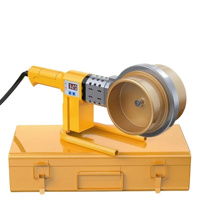 

Temperature regulating hot melt PE110 butt ppr75 hot melt machine 3200w rate plastic welding