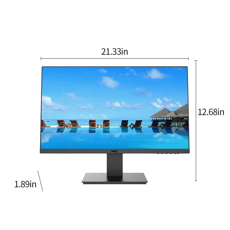 HKC 23.8 Inch Monitor 60Hz LED Display V2411 SE PC Monitor Gamer Computer Screen Flat Panel VAG 1920*1080 Accessories