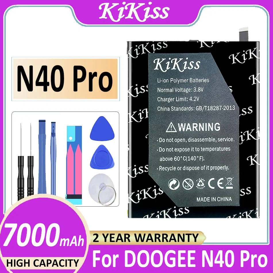 

KiKiss BAT2119136380 7000mAh Powerful Battery For DOOGEE N40 Pro High Capacity Batterij