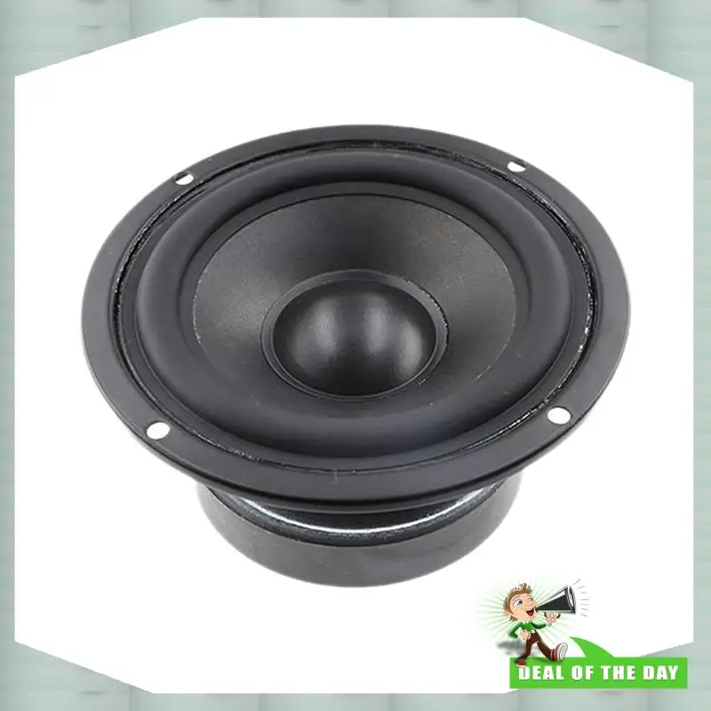 24-Hour Delivery 2X Universal 4.5Inch Round Speaker Stereo Sound System 25W Premium Audio Accessories Audio Midrange Loudspeaker