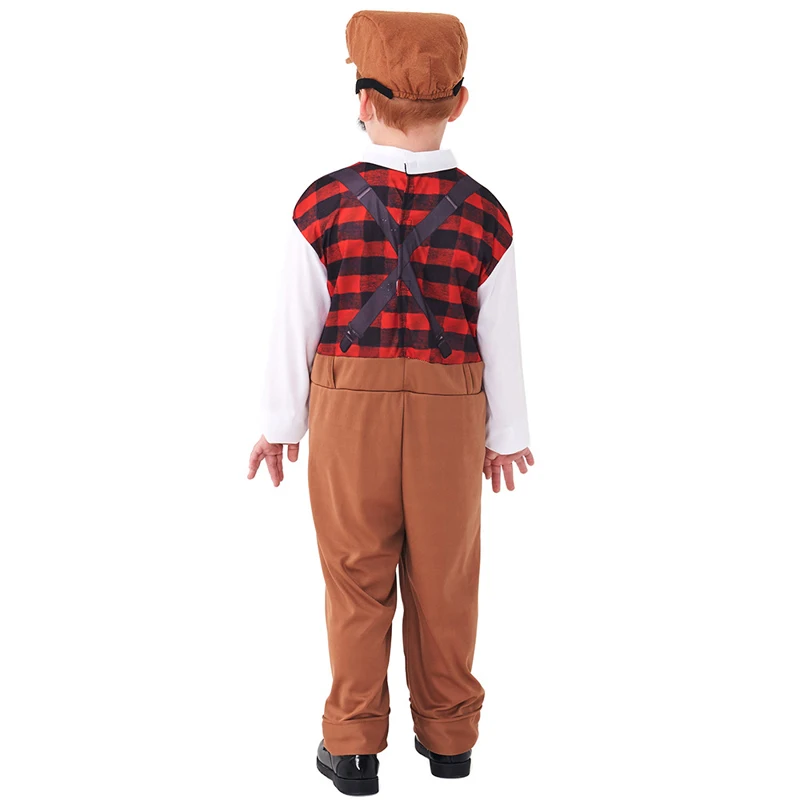 Jongen 100 Dagen Voor Prep Opa Kostuum School Kindy Oude Man Jumpsuit Cosplay Carnaval Halloween Feest Verkleedkleding