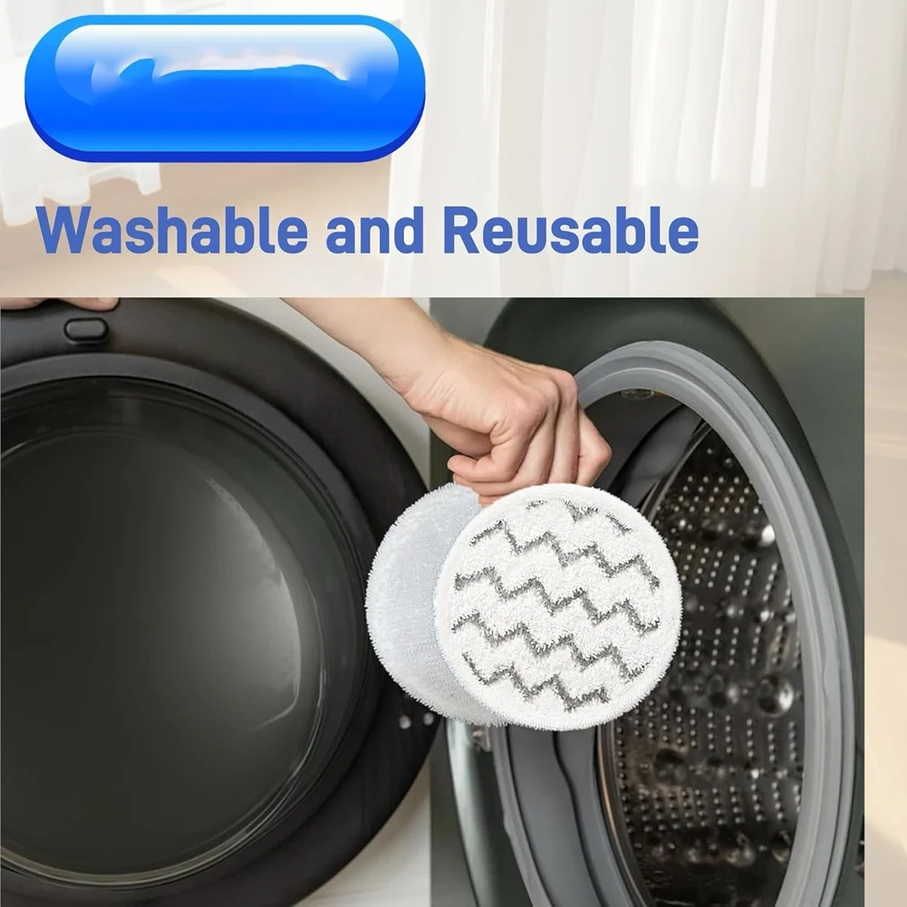 【Горячий торт】6 упаковок 3897A 3712 подушечки для швабры для Bissell Spinwave Smartsteam, сменные подушечки, чистящая паровая швабра 3712 Вт, модель No 164111