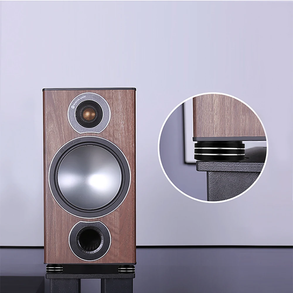 40x2 0 мм Φ базовый Коврик, алюминиевая изоляционная подставка, поворотный стол, DAC усилитель, шасси акустические шипы Feet, золотистый, серебристый, черный