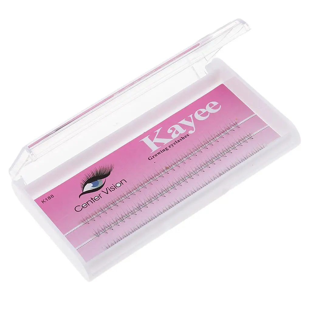 Natürliches schwarzes individuelles falsches Verlängerungs-Make-up, 8 mm, 10 mm, 12 mm, Dicke: 0,07 mm