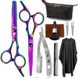 6.5 Inch Hairdressing Scissors Set, Professional Hair Cutting Scissors Thinning Shears, Hair Cutting Styling Accessories Tools