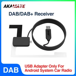 DAB Antenna for Android System Car Radio USB Adapter Stereo  DAB+ Receiver Player Support Favorites Channel List LOGO