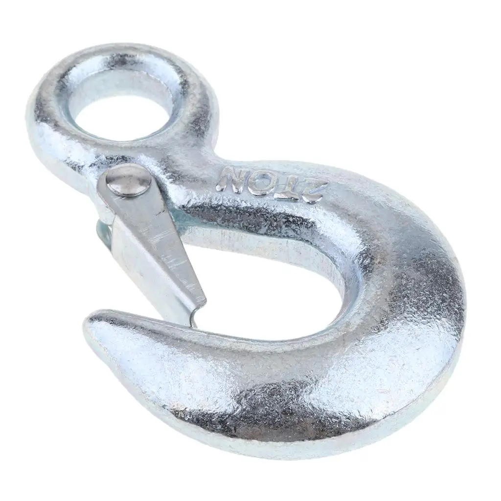 5-6pack Forged Steel 2T Eye Hook for Clevis Latch for Winch Cable UTV/ATV