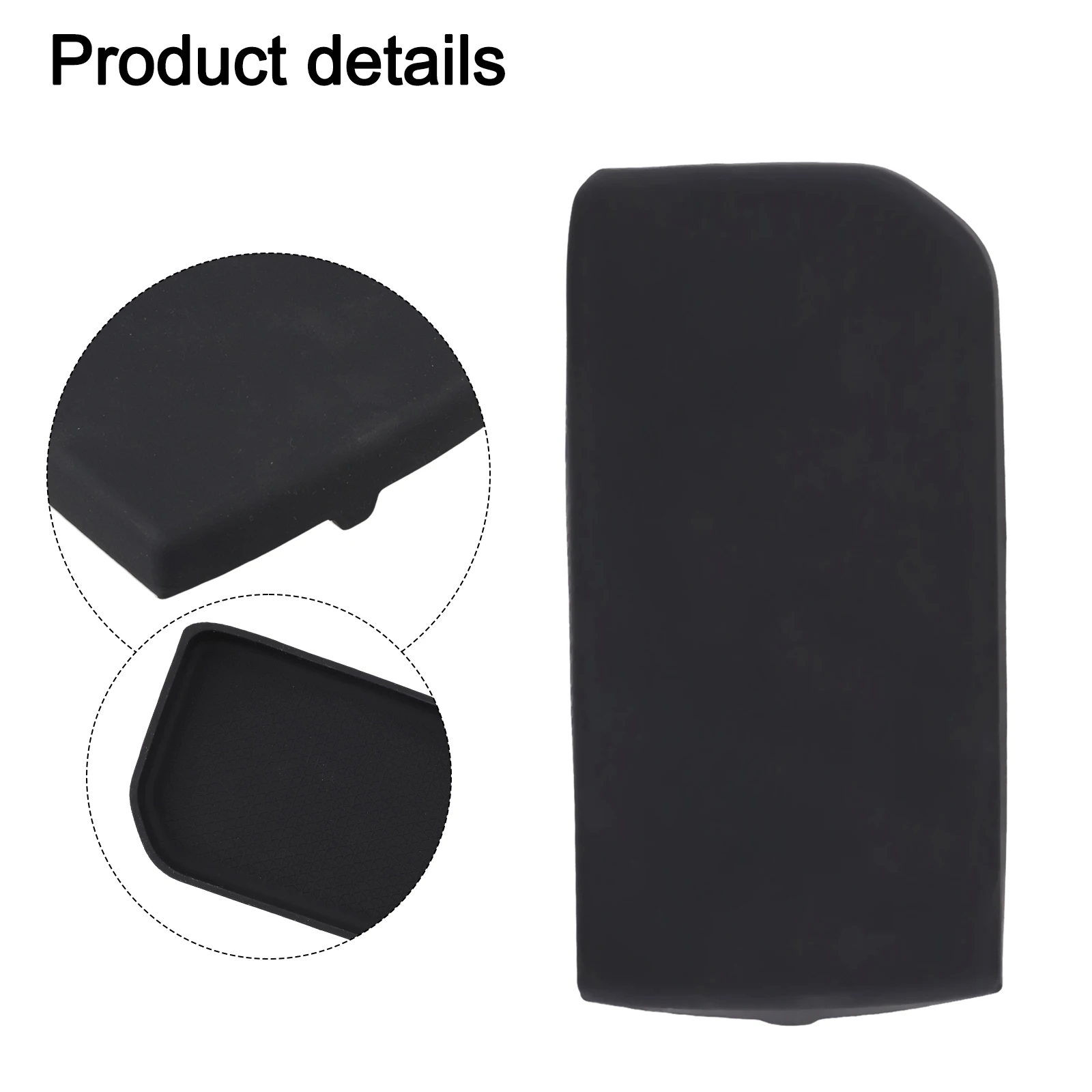 

Black Protective Mat Protective Mat For Vehicle Central Console Mat Vehicle Accessories Single Piece Easy Installation