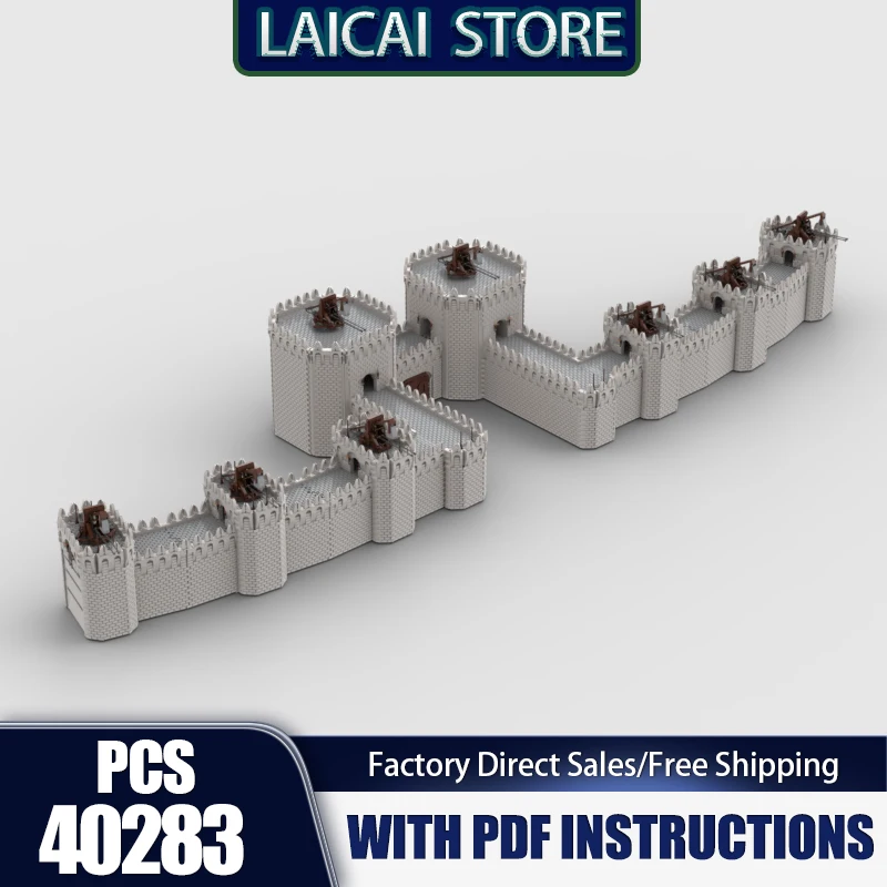 Medieval Castle Model Moc Building Blocks University of California Castle Model Technology Bricks DIY Assembly Holiday Toy Gifts