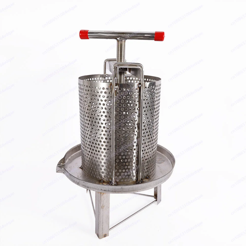 Beekeeping Equipment Manual Honey Presser Stainless Steel Honey Press Extractor for Beekeeping