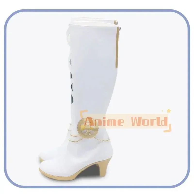 

CyNightcord at 25 Cosplay Shoes ASAHINA MAFUYU Women Costumes Comic PU Boots Halloween Carnival Boots Custom Made
