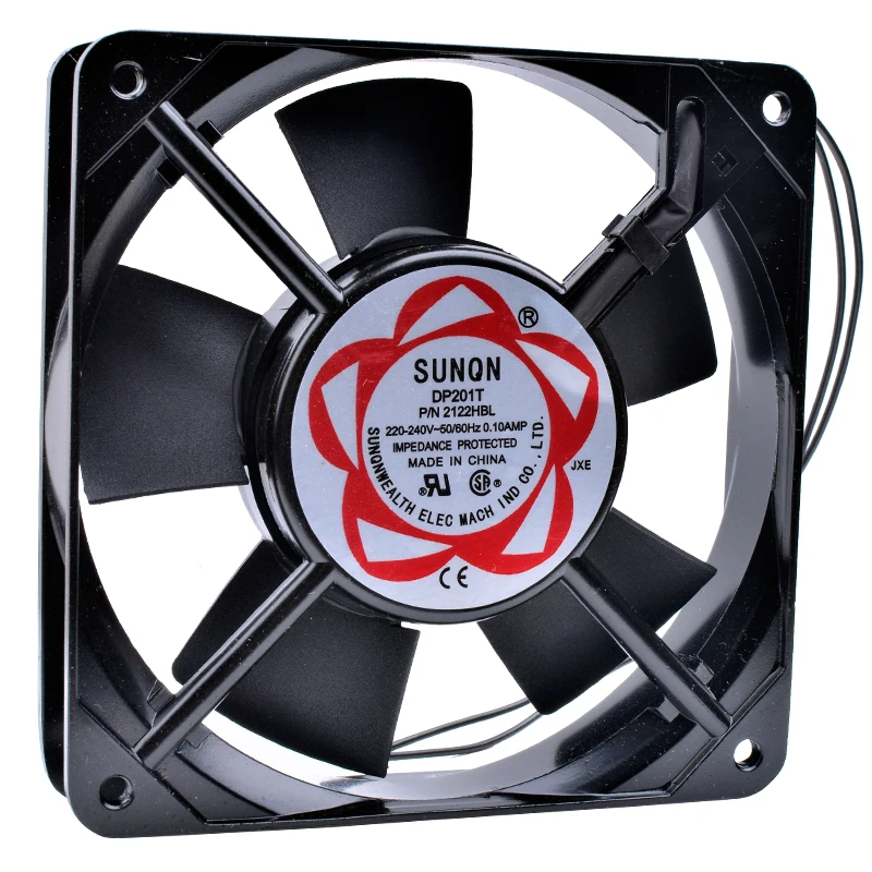 

Brand new original DP201T 2122HBL 12cm 12025 AC220V 240V Double ball bearing cabinet metal high temperature cooling fan