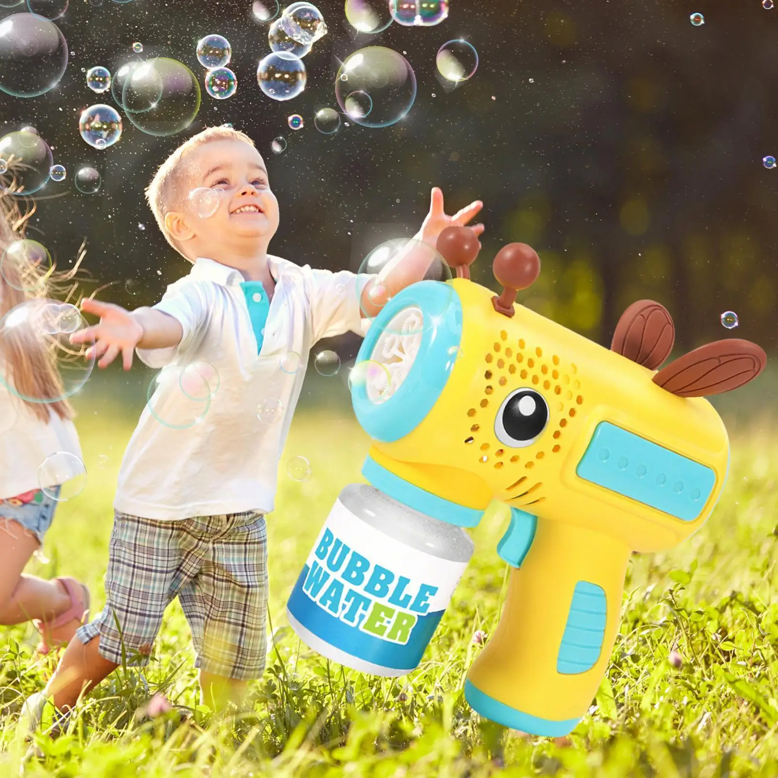 Blase Maschine Cartoon Biene Design Sommer Spielzeug Automatische Blase Spielzeug Für Party Geburtstag Hochzeit Halloween Spielen Im Freien Hinterhof