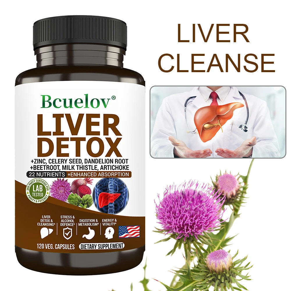 

Milk Thistle + Beetroot-Supports Liver Cleansing and Repair, Promotes Digestion, Detoxification, and Enhances Exercise Endurance