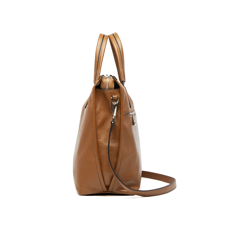 Limited Handcraft Real Leather Bag Big Female Black First Cow Layer Genuine Leather Handbag Shoulder Bags Female Fashion#sc2039