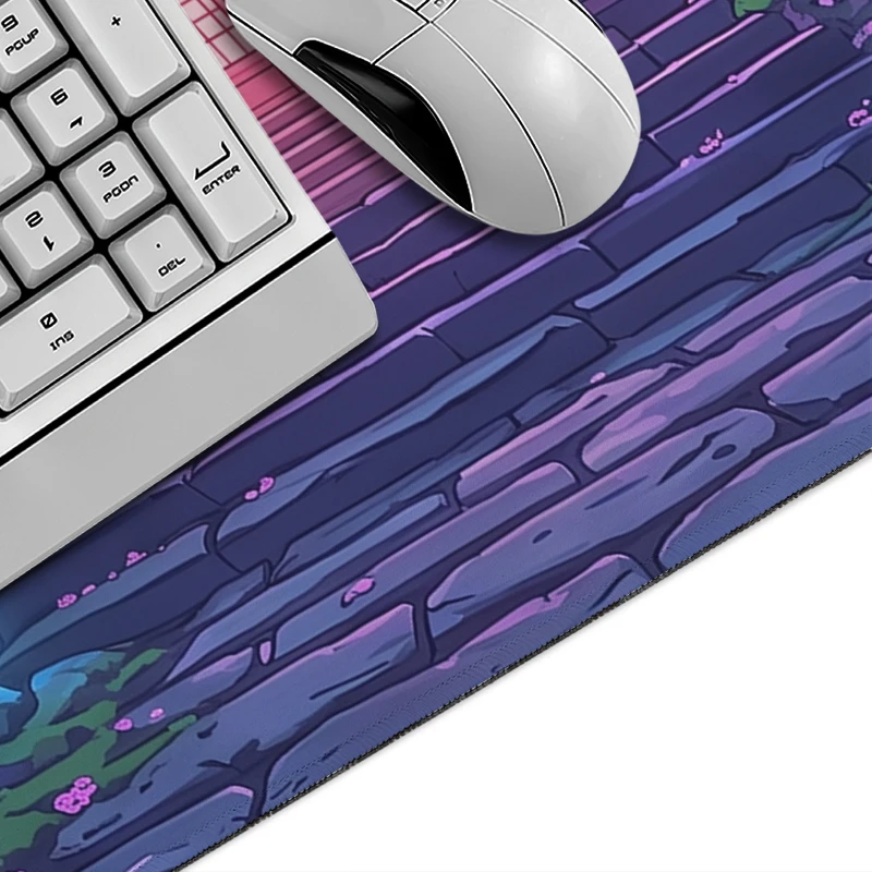 Mouse Pad Gaming Purple Magic Forest XL Home HD Mousepad XXL Mouse Mat Office Soft Natural Rubber Carpet Mice Pad Table Mat