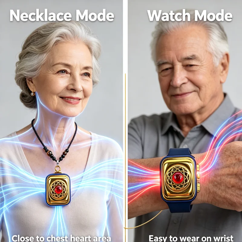 650nm Semiconductor Laser Pendant for Circulation Health & Heart Wellness Home Use