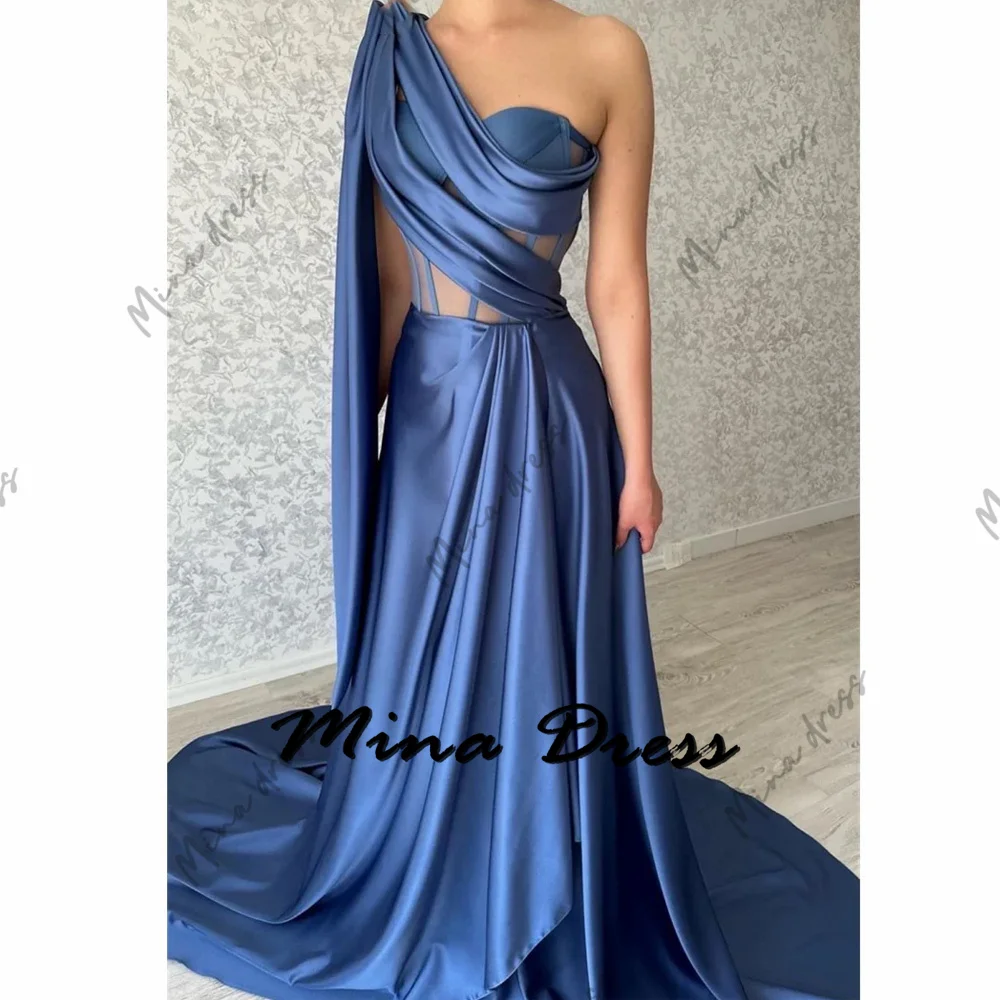 

Mina Customized Luxury Dress Elegant Evening Dresses 2024 Women's Elegant Evening Gown Royal Engagement Dress Es Any Version