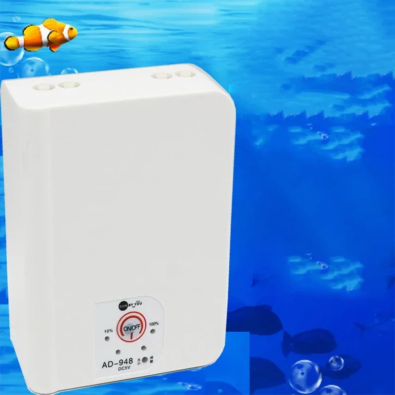 

Portable Oxygen Pump Fish Tank, Super Silent Booster, USB Charging, Dual Purpose Booster Pump, Lithium Battery, Outdoor Fishin