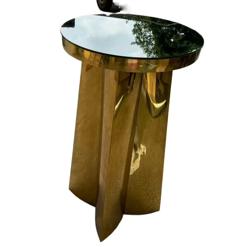Bar Table Cocktail Furniture Wedding Supplies Gold Stainless Steel