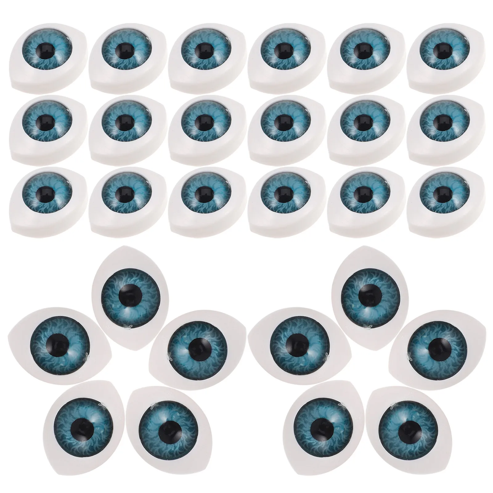 

100 шт. полусферических глаз из смолы, овальные глаза 160x110x050 см для мягких игрушек, реалистичный вид, материалы для DIY проектов