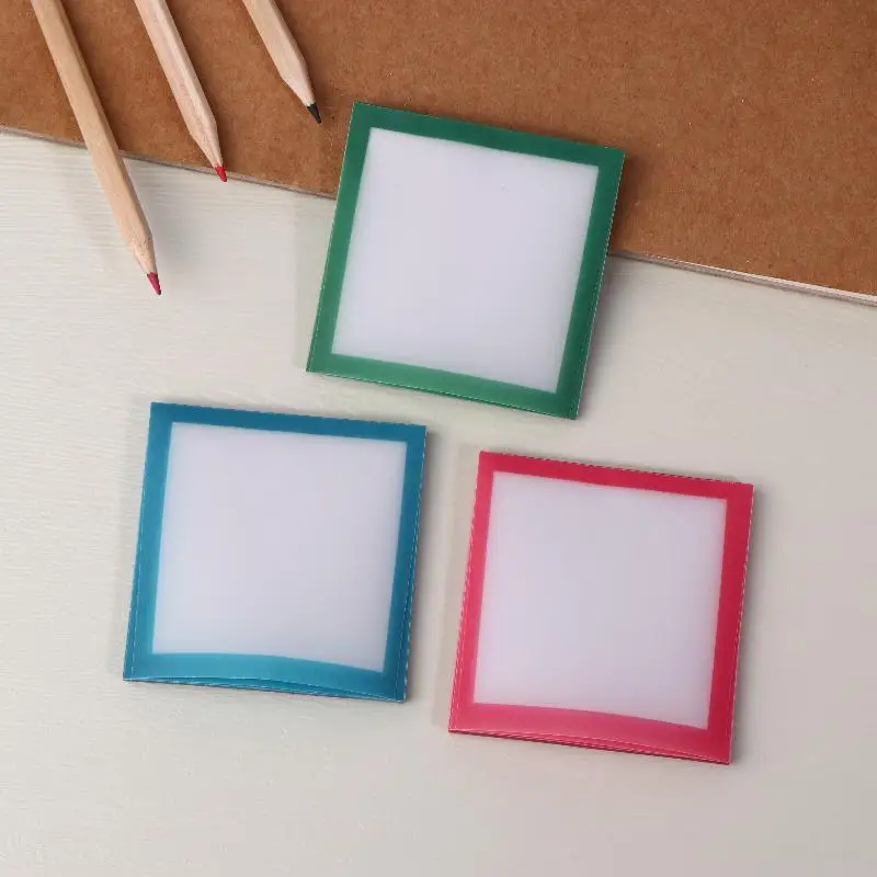 ملاحظات لاصقة لامعة، ملاحظات لاصقة شفافة، دفاتر ملاحظات مكتبية إبداعية، لوازم الدراسة، هدايا مثالية للعودة إلى المدرسة #5