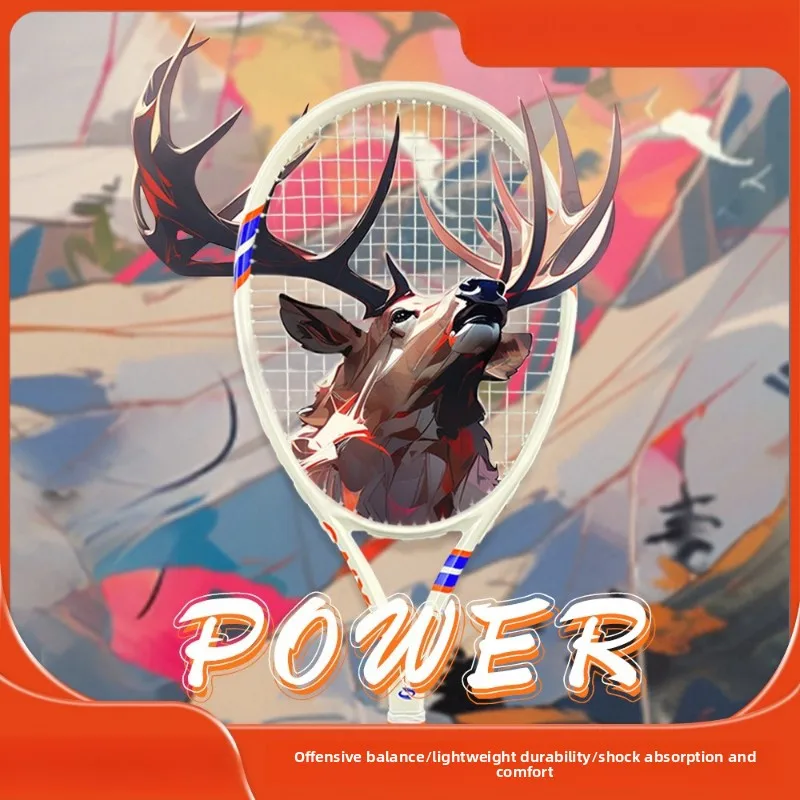 

Training Competition Carbon Fiber Tennis Racket 2.0 Monocoque Construction Anti-Twist Durability Professional Sports Gear