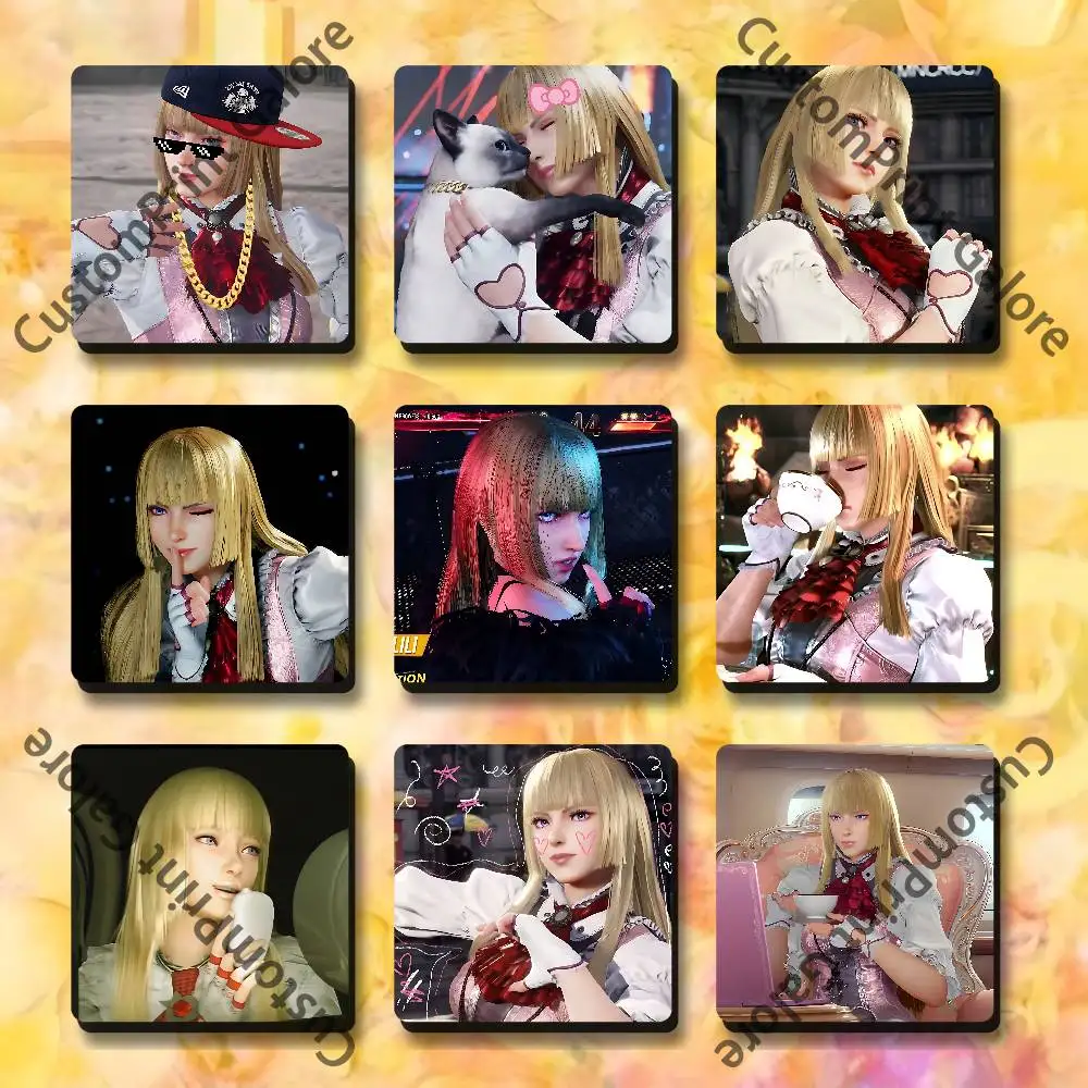 

Lili Emilie de Rochefort Soft Magnetic Refrigerator Magnets 5.5,7.5cm Personalized for DIY Kitchen Office Decorative
